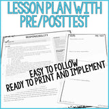 Responsibility Lesson: Being Responsible Counseling Classroom Guidance Lesson
