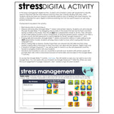 Stress Management Digital Activity for Google Classroom Distance Learning