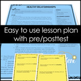 Healthy Relationships Classroom Guidance Lesson for School Counseling