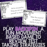 Test Taking Strategies Classroom Guidance Lesson with Test Taking Skills Game