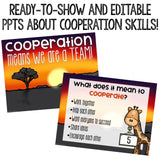 Cooperation Classroom Guidance Lesson for Early Elementary/Primary Counseling