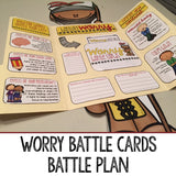 Worry/Anxiety Management Lap Book for Elementary School Counseling