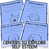 Self Esteem Elementary School Counseling Classroom Guidance Lesson