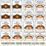 Thanksgiving Feelings Bingo Game - Elementary School Counseling