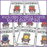 Feelings Game: Bingo Counseling Game to Practice Identifying Emotions