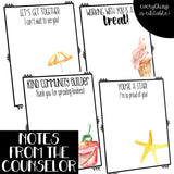 Watercolor Beach Decor Mini Set for School Counseling Office Ocean Decor