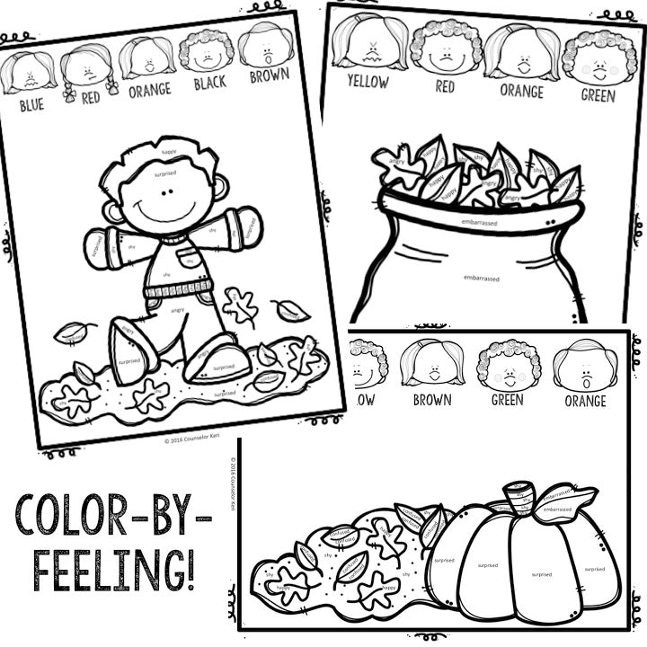 Feeling Sad Mini Coloring Book by Positive Counseling