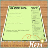 SMART Goals Activity: Goal Tracking Classroom Guidance Lesson for Counseling