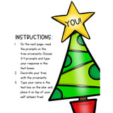Christmas Self Esteem Digital Activity for Elementary School Counseling