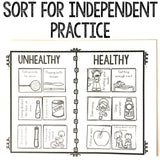 Healthy Choices Classroom Guidance Lesson for Early Elementary Counseling