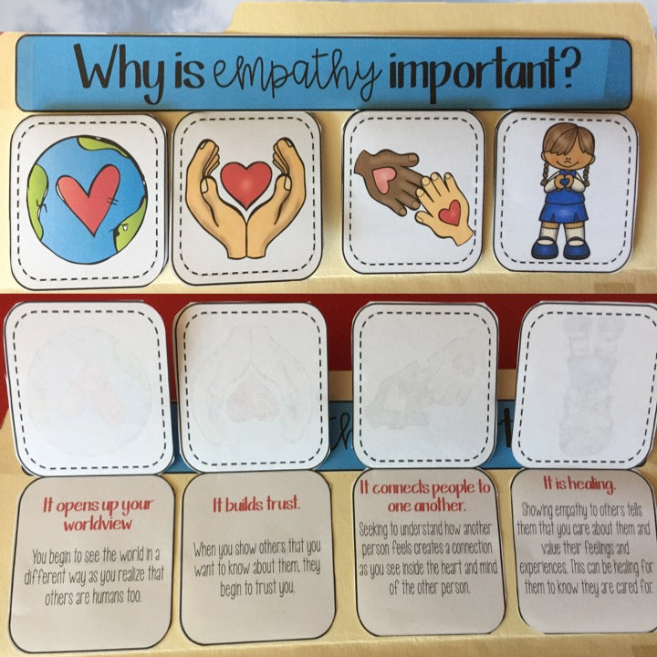 Empathy Lap Book for Elementary School Counseling – Counselor Keri