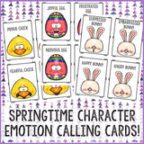 Springtime Feelings Bingo Game - Emotions - Elementary School Counseling