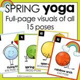 Spring Yoga Activity: Yoga Brain Break for School Counseling Lesson