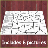 Color by Coping Skills Fall Activity for School Counseling