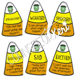 Halloween Activity Candy Corn Feelings Puzzles Emotions Puzzle School Counseling