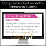 Healthy Relationships Classroom Guidance Lesson for School Counseling