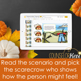 Fall Feelings Digital Activity Distance Learning for School Counseling