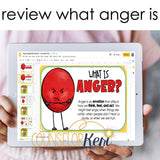 Managing Anger Digital Activity for Google Classroom Distance Learning