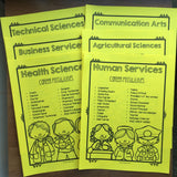 Career Interest Card Sort Activities - Career Exploration School Counseling