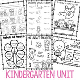 Gardening Themed Kindergarten Classroom Guidance Lesson Bundle Unit for Elementary School Counseling