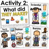 Community Helper Centers Classroom Guidance Lesson for Kindergarten