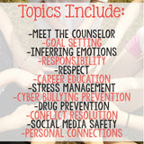 Technology and Social Media Themed Classroom Guidance Lessons Bundle Unit for Upper Elementary or Middle School Counseling