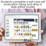 Self Care Digital Activity for Google Slides, Google Classroom Distance Learning