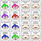 Winter Feelings Bingo Game Emotions Activity for School Counseling