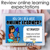 Virtual Learning Expectations Digital Activity for Google Classroom