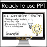 Cognitive Distortions Classroom Counseling Lesson