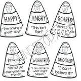 Halloween Activity Candy Corn Feelings Puzzles Emotions Puzzle School Counseling