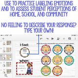 I Feel/When Feeling Labeling Digital Activity for Elementary School Counseling