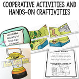 Camping Themed Classroom Guidance Lesson Bundle Unit for Elementary School Counseling