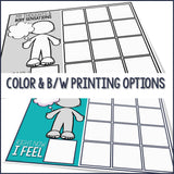 Calm Corner Feelings Check-in And Calming Strategies Choice Board for a File Folder