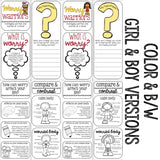 Worry/Anxiety Management Lap Book for Elementary School Counseling