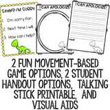 Apologizing Classroom Guidance Lesson for Early Elementary School Counseling