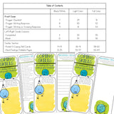 Coping Skills Lap Book with with Calming Strategies Cards for School Counseling