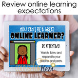 Virtual Learning Expectations Digital Activity for Google Classroom