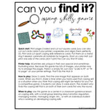 Coping Skills Counseling Game: Finding Calming Strategies Activity
