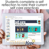 Self Care Digital Activity for Google Slides, Google Classroom Distance Learning