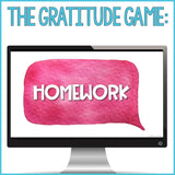 Gratitude Activity: The Gratitude Game Classroom Guidance Lesson
