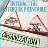 Organization Classroom Guidance Lesson for School Counseling