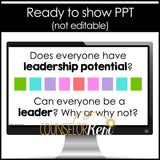 Leadership Qualities Classroom Guidance Lesson for School Counseling
