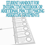 Communication Styles Classroom Guidance Lesson for School Counseling: Assertive Communication