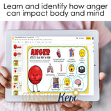 Managing Anger Digital Activity for Google Classroom Distance Learning