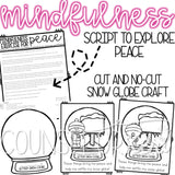 Winter Mindfulness Activity and Mindfulness Craft to Explore Calming Strategies