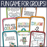 Worry Warriors Counseling Game: Worry Activities Card Game