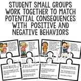 Behaviors and Consequences Classroom Guidance Lesson Behavior Scoot Activity