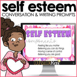 Self Esteem Activity: Conversation and Writing Prompts for Distance Learning