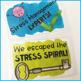 Stress Management Activities: Stress Escape Room for School Counseling
